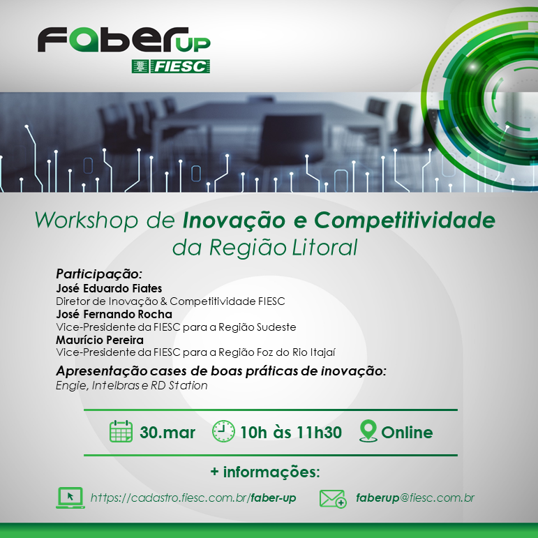 Workshop de Inovação e Competitividade da Região Litoral