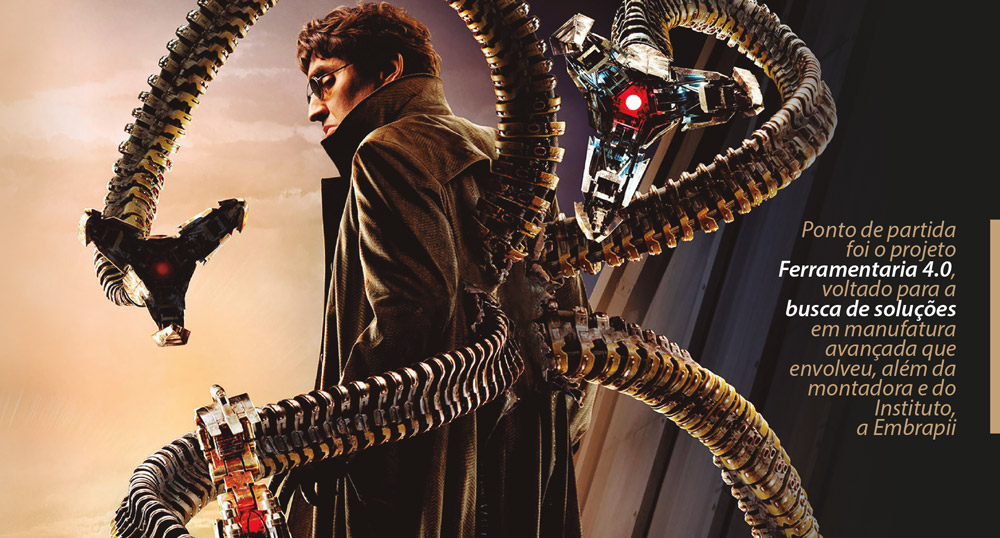 Ponto de partida foi o projeto Ferramentaria 4.0, voltando para a busca de soluções em manufatura avançada que envolveu, além da montadora e do Instituto, a Embrapii
