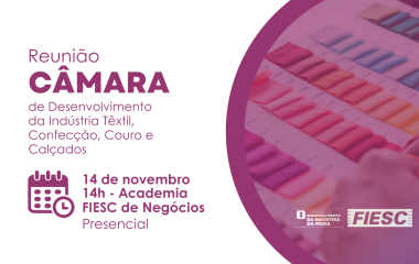 Reunião da Câmara Têxtil, Confecção, Couro e Calçados