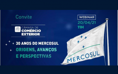 AO VIVO, às 11h: Live aborda os 30 anos do Mercosul