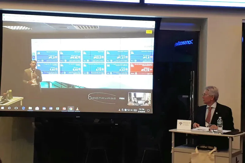 Interação com Observatório de Inteligência Industrial da FIESC. Foto: Karina Takemura