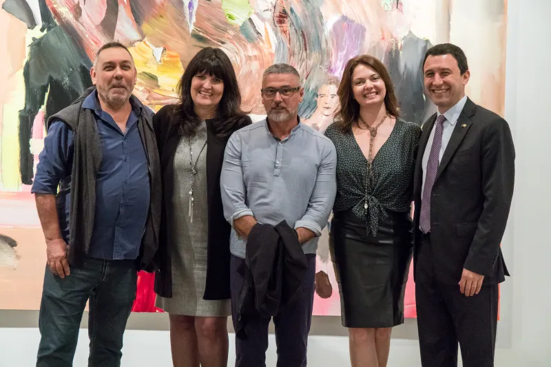 Marcus Lontra, Diana Bittencourt de Aguiar, Fernando Lindone e Vanda Biavati e Fabrizio Machado Pereira (Foto: Diego Campos/ CNI)