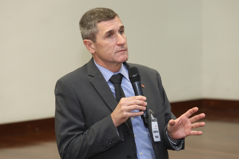 Secretário de Infraestrutura, Carlos Hassler, acompanhou a apresentação do estudo. Foto: André Kopsch