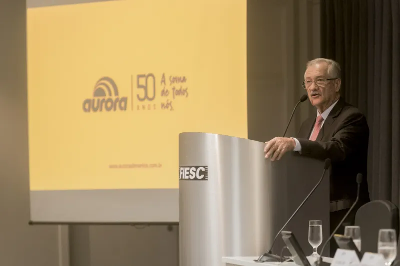 A cooperativa expõe no Espaço Indústria, na FIESC (Foto: Fernando Willadino)