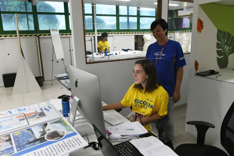 Gabriele Raiser, de Blumenau, disputa na ocupação vitrinismo. Foto: José Paulo Lacerda