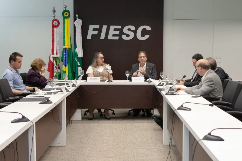 FIESC debate projetos ferroviários com a vice-governadora
