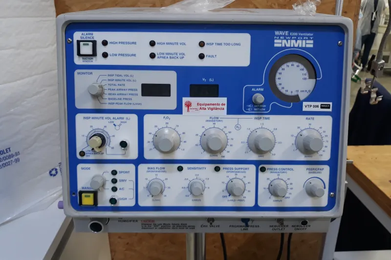 Equipamentos são restaurados e voltarão a ser utilizados em UTIs