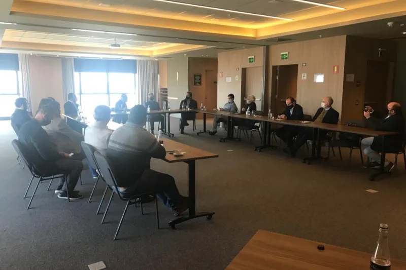 Reunião com lideranças de Itajaí e região