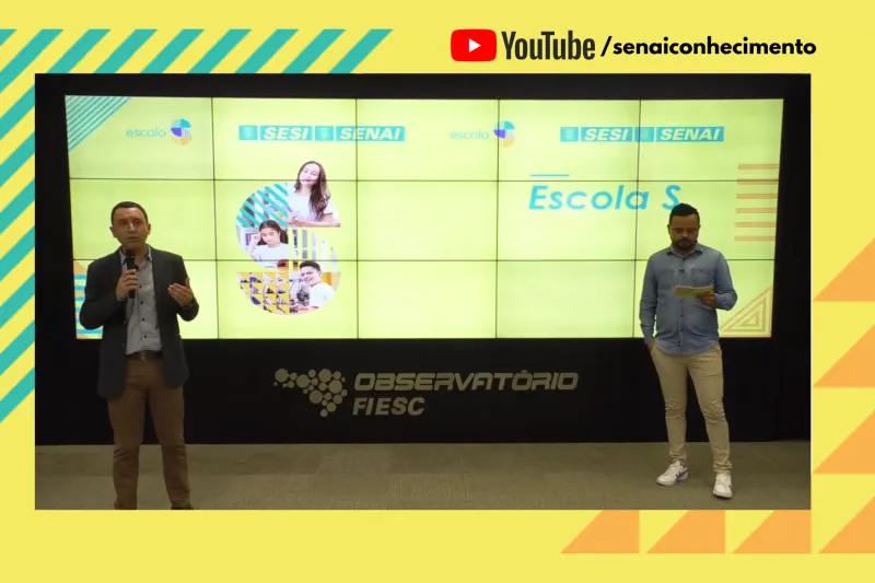 Atualmente, Escola S atende 6,5 mil estudantes nos ensinos infantil, fundamental e médio