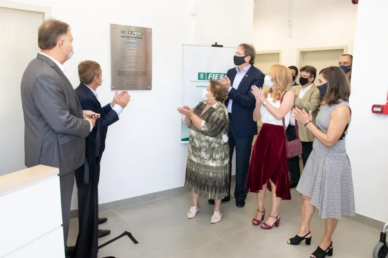 Entrega do Instituto ocorreu nesta quarta (28), em Jaraguá do Sul. Foto: João Franco