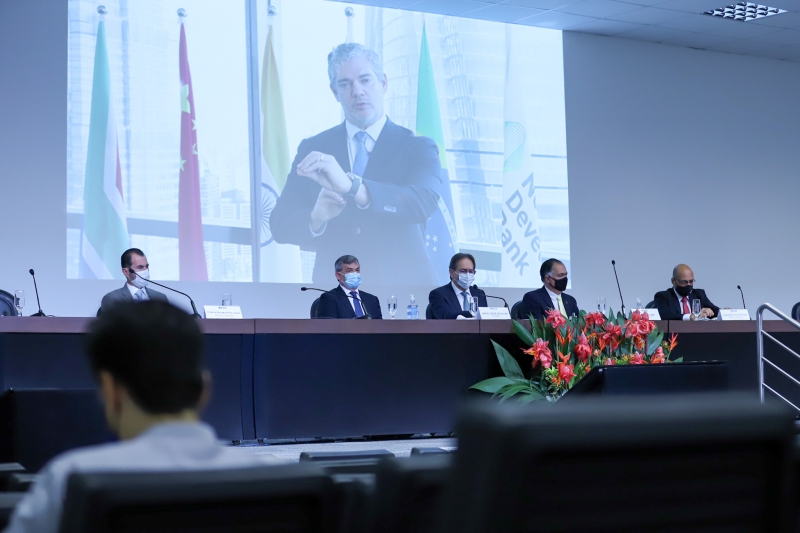 Troyjo participou da reunião por meio de vídeo. Foto: Filipe Scotti Troyjo participou da reunião por meio de vídeo. Foto: Filipe Scotti