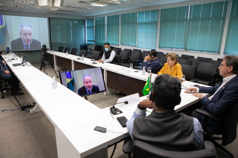 Encontro foi realizado na FIESC e transmitido pelo canal da entidade no YouTube (foto: Filipe Scotti)