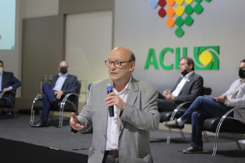 Executivo da Câmara de Transporte e Logística da FIESC, Egídio Martorano (Foto: Jonatan Mota)