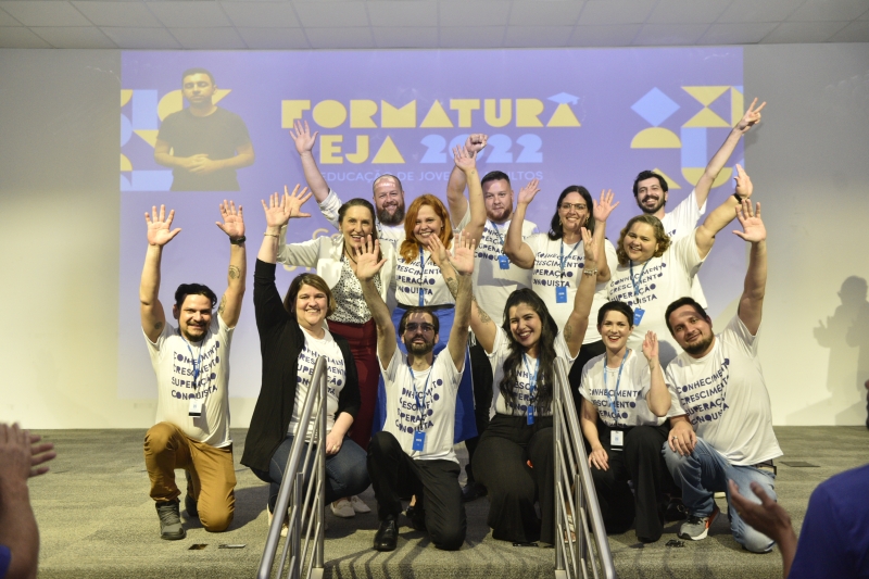 Docentes que conduzem as disciplinas na EJA Profissionalizante. Foto: Fabricio de Almeida