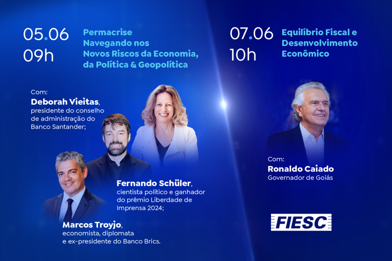 FIESC debate desafios para o desenvolvimento no cenário doméstico e internacional