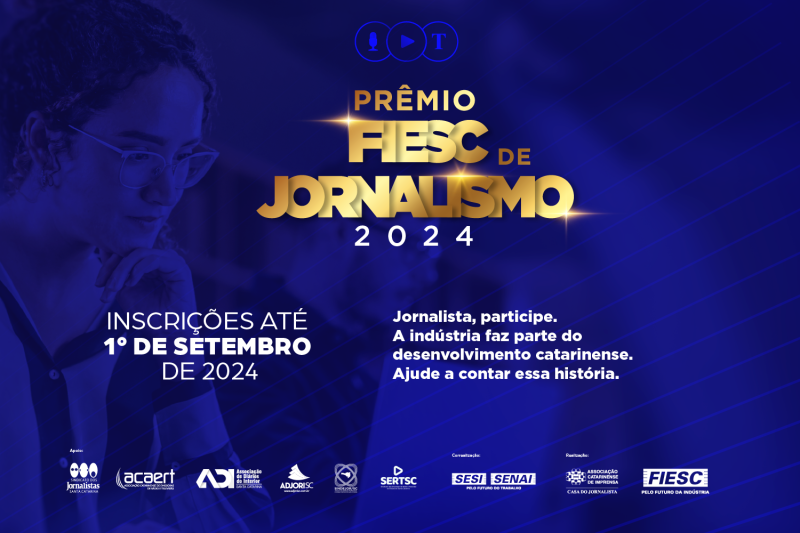 Últimas semanas para as inscrições no Prêmio FIESC de Jornalismo