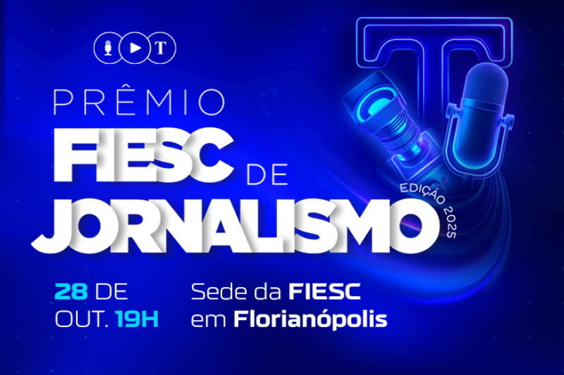 FIESC entrega Prêmio de Jornalismo 2025  nesta terça