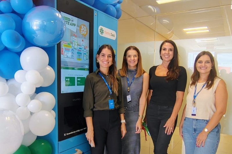 Frameport recebe armário da farmaSESI para comodidade de trabalhadores