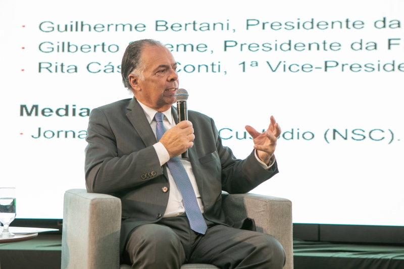 Gilberto Seleme, presidente da FIESC (foto: Filipe Scotti)