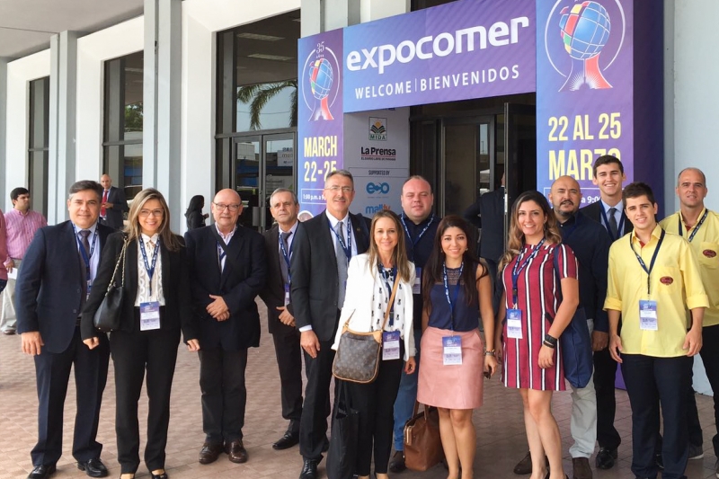 Comitiva participou da Expocomer, na Cidade do Panamá