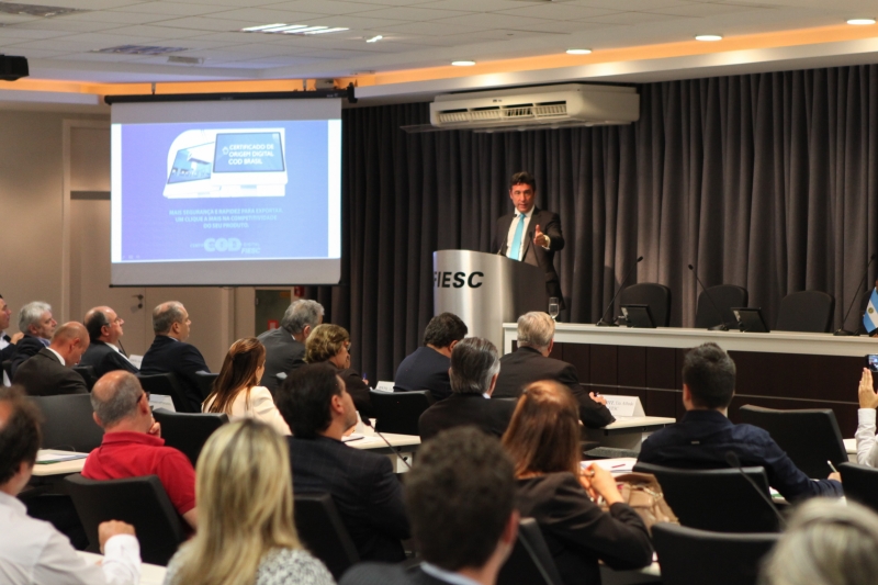 Embaixador da Argentina no Brasil, Carlos Alfredo Magariños (foto: Filipe Scotti)