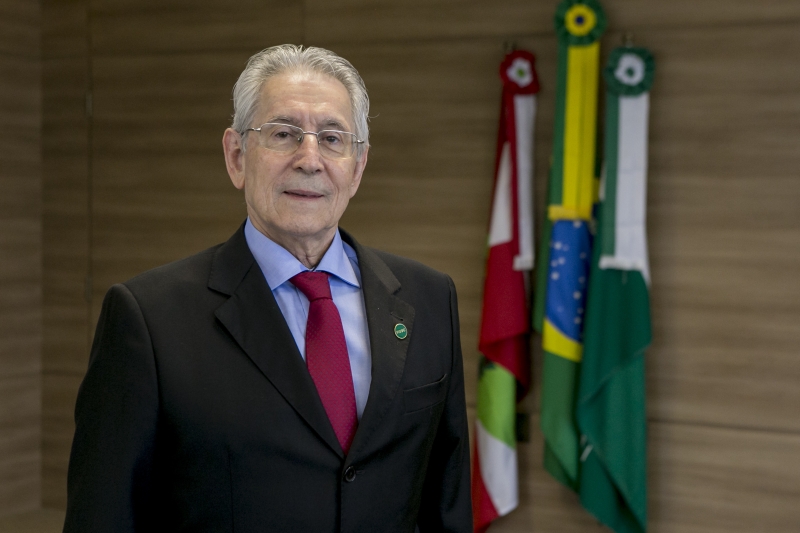 Presidente da FIESC, Glauco José Côrte (foto: Fernando Willadino)